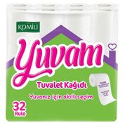 Komili Yuvam Yumuşak Dokulu 32'li Paket Tuvalet Kağıdı