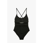 Koton 9YAK85185BM999 Kadın File Detaylı Mayo 