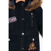 Koton Kids 9KKG07402OW Yeşil Kız Çocuk Mont