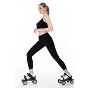 Lela 6251616 Siyah Yüksek Bel Toparlayıcı Kadın Tayt