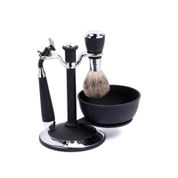 Lionesse 9013 Mat Siyah Tıraş Fırça Seti