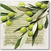 Madame Coco Zeytin Desenli Peçete