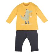 Mamino 10677 Lacivert 6 - 9 Ay  Bebek Pijama Takımı 