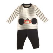Mamino 10684  Antrasit 3-6 Ay Bebek Pijama Takımı 