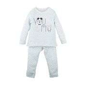 Mamino 10692 Mavi 4 Yaş Bebek Pijama Takımı