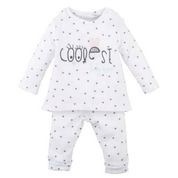 Mamino 10700 Beyaz 12 -18 Ay Bebek Pijama Takımı