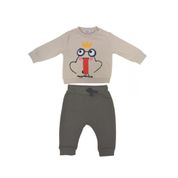 Mamino 10761 Bej 18-24 Ay 2'li Erkek Bebek Giysi Takım