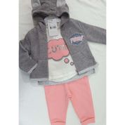 Mamino 9299 Pembe Kız Bebek 3 lü Takım