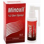 Minoxil %2 60 ml 3'lü Deri Saç Spreyi