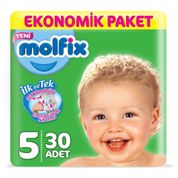 Molfix 5 Numara 30'lu Bebek Bezi