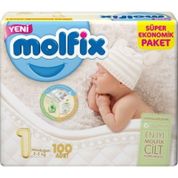 Molfix Aylık Paket No:1 Yenidoğan 100 Adet Bebek Bezi