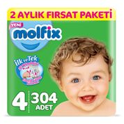 Molfix No:4 Maxi 304 Adet Bebek Bezi