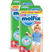 Molfix Pants 6 Beden E Large 50x2 100 Adet Külot Bez 