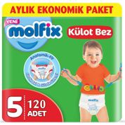 Molfix Pants No:5 Junior 120 Adet Külot Bebek Bezi