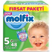 Molfix Süper Ekonomik Paket No:5 Junior 48 Adet Bebek Bezi
