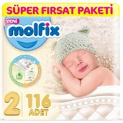 Molfix Süper FIrsat Paketi No:2 Mini 116 Adet Bebek Bezi