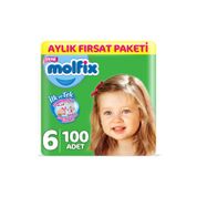 Molfix Süper Fırsat Paketi No:6 Extra Large 15+ kg 100 Adet Bebek Bezi