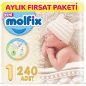 Molfix Yenidoğan 240 Adet Bebek Bezi