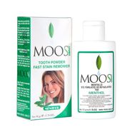Moos Mentollü 50 gr Diş Parlatıcı ve Beyazlatıcı Toz 