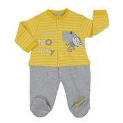 Mymio 2448 Sarı 0-3 Ay Bebek Tulumu