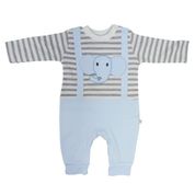 Mymio Baby 1620 Mavi 0-9 Ay Bebek Tulumu