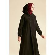 Nihan XTB0407 Siyah Kadın Pardesü