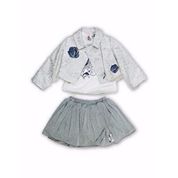 Pamina P17484 Gri 4 Yaş Kız Etekli Takım