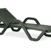 Papatya Myra K Yeşil Şezlong