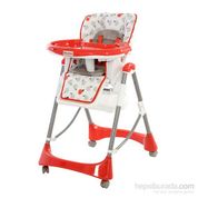 Papetto MA-303 Nil Kırmızı Mama Sandalyesi