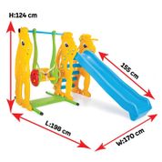 Pilsan 06-140 Sincap Kaydırak ve Salıncak Seti