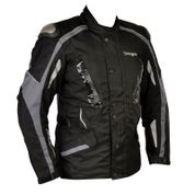 Prohel Botari Gri-Siyah Kışlık Uzun Motosiklet Montu