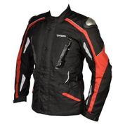 Prohel Botari Kırmızı-Siyah Kışlık Uzun Motosiklet Montu