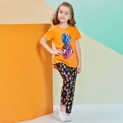 Roly Poly RP1253 Turuncu Kız Çocuk Pijama Takımı