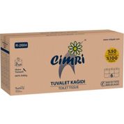 Rulopak Cimri İçten Çekmeli Çift Katlı 6'lı  Paket Tuvalet Kağıdı