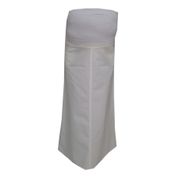 Sedef-cadde 9002 Beyaz Pamuk Saten Hamile Etek