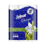 Selpak Deluxe Bambu Katkılı 3 katlı 12'li Paket Kağıt Havlu