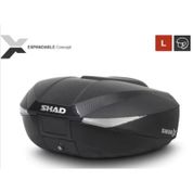 Shad SH58X Siyah Carbon Arka Motosiklet Çantası 