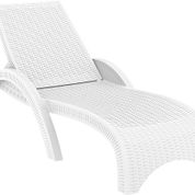 Siesta Fiji Beyaz Şezlong