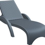 Siesta Fiji Koyu Gri Şezlong
