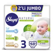 Sleepy Natural No:3 Midi 68 Adet Bebek Bezi
