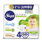 Sleepy Natural No:4 Maxi 240 Adet Bebek Bezi