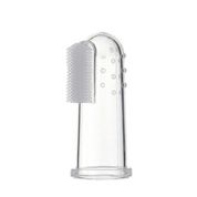 Smiley Baby Şeffaf Silikon Parmak Diş Fırçası