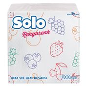 Solo Rengarenk 100'lü Peçete