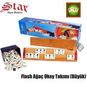 Jeu De Oké Plastique Luxe Star - Set Complet - Pour Parties Entre Amis