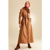 Tuğba T2058 Camel Kadın Pardesü
