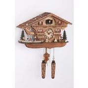 Ultima Regal Guguklu Melodili Çatılı 32 cm Duvar Saati 