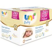 Uni Baby Sensitive 24x56'lı Yaprak Çoklu Paket Islak Mendil
