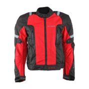 Venom Air Racing Siyah Kırmızı 4 Mevsim Motosiklet Montu