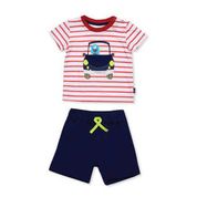 Wonder Kids WK18SS5422 Erkek Bebek 2'li Takım