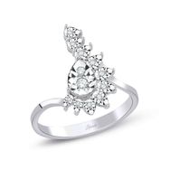 0.13 ct Damla Taç Modern Tasarım Pırlanta Yüzük